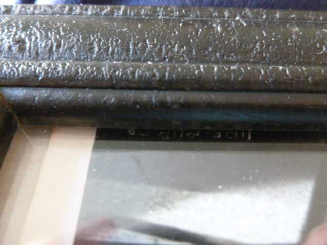 Quadro fotografia antiga com cena de cinema