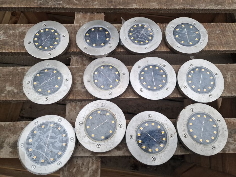 Lampki led solarne 12 sztuk sprawne
