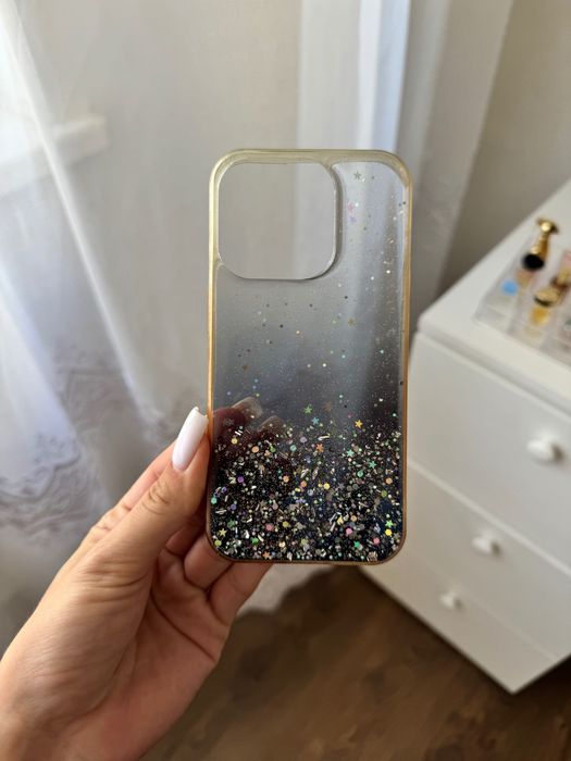 Чехол на iPhone 14Pro 15Pro блискітки