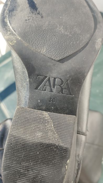 Botas Zara 36 cano alto