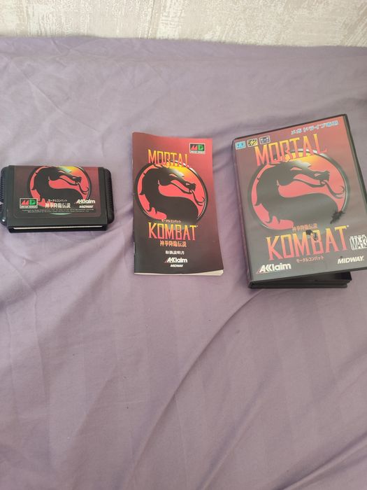 Mortal Kombat 1 Sega Mega Drive (Оригинал, Япония, NTSC-J) Полный комплект CIB
