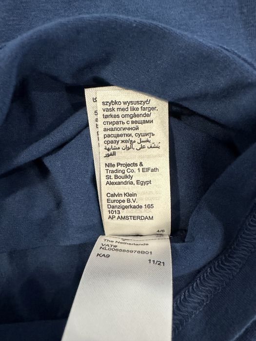 T-shirt Calvin Klein - Azul - L e XL