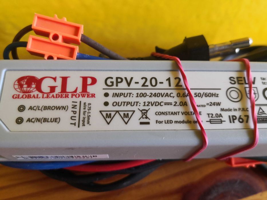 Zasilacz LED 20W GLP komplet