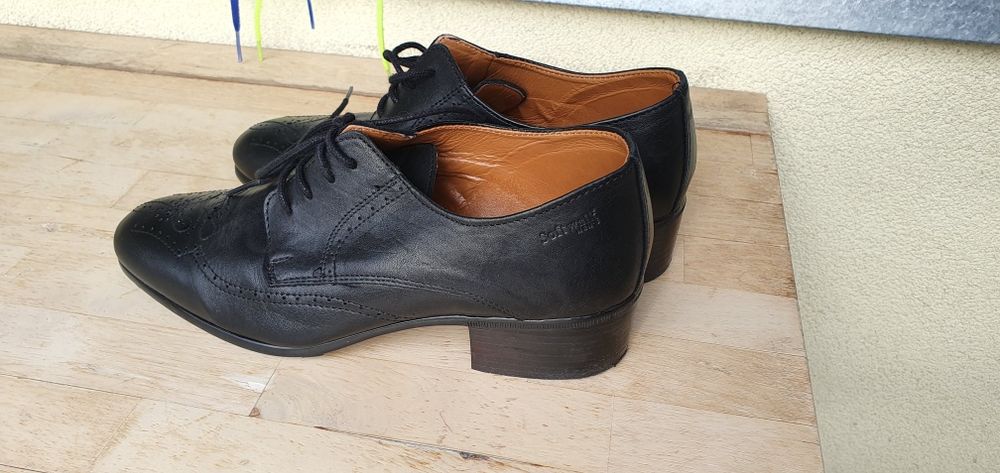 SOFTWALK buty męskie na obcasie rozmiar 41 wkładka 26,5cm stan bardzo