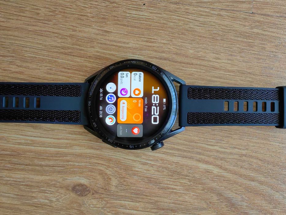 Huawei Watch GT 3 46 mm czarny – sprawny, dobry stan