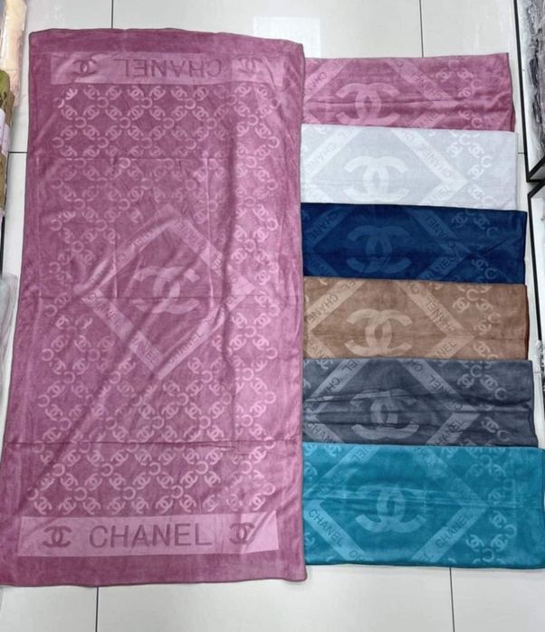 Ręcznik kąpielowy Chanel kolory 140x70 wrzos turkus