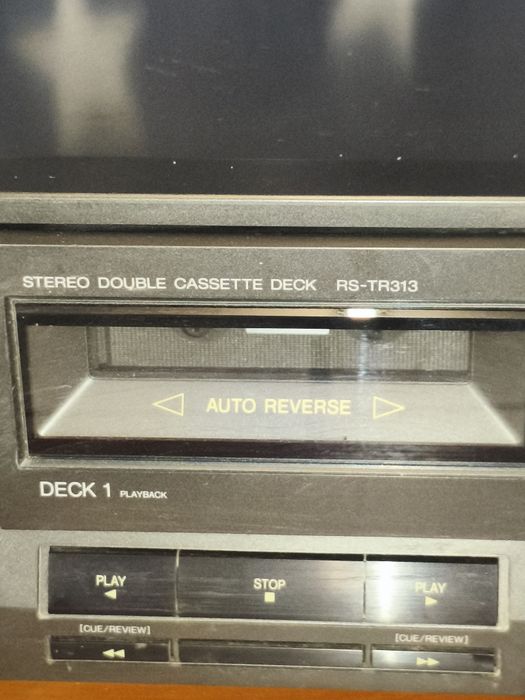Odtwarzacz Magnetofon Technics RS-TR313 Double Cassette Deck Auto Reverse