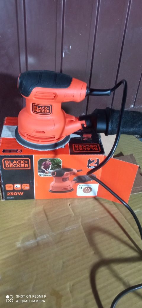 Szlifierka mimośrodowa Black decker 125 mm Galew • OLX.pl