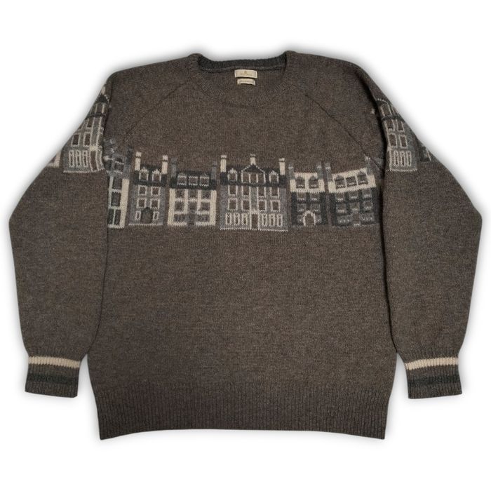 munrospun cityscape sweater pure lambswool intarsia