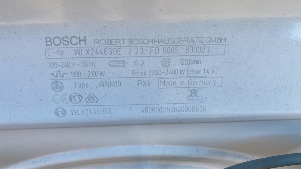 Пральна машинка bosch