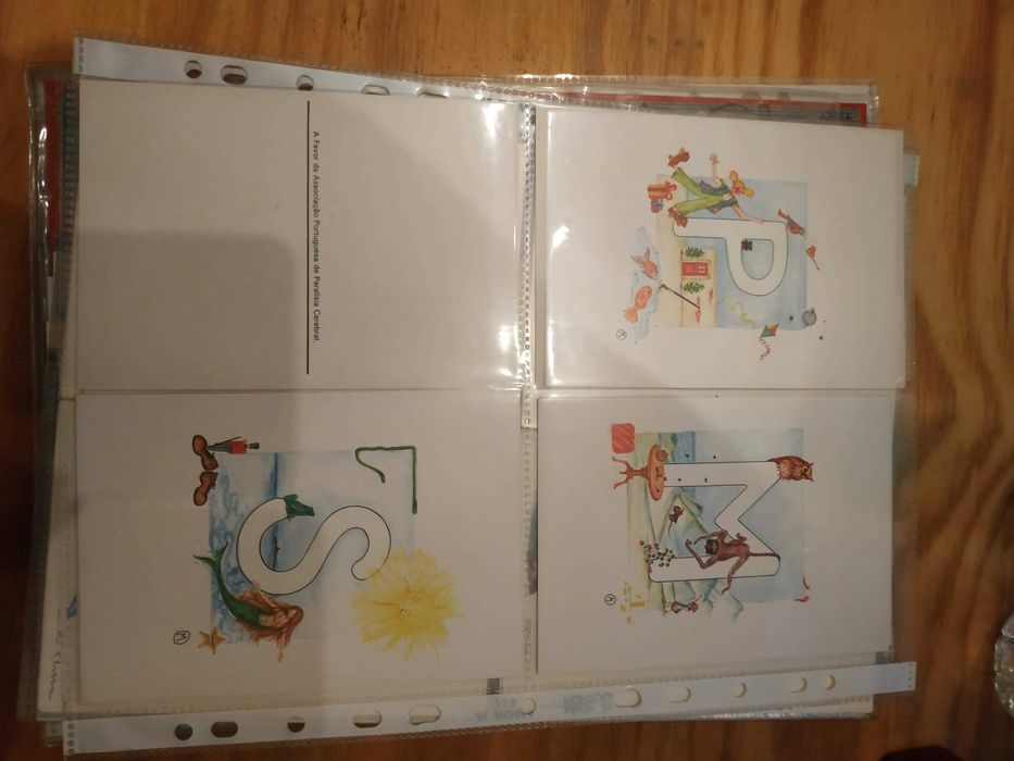 Postais ilustrados anos 80