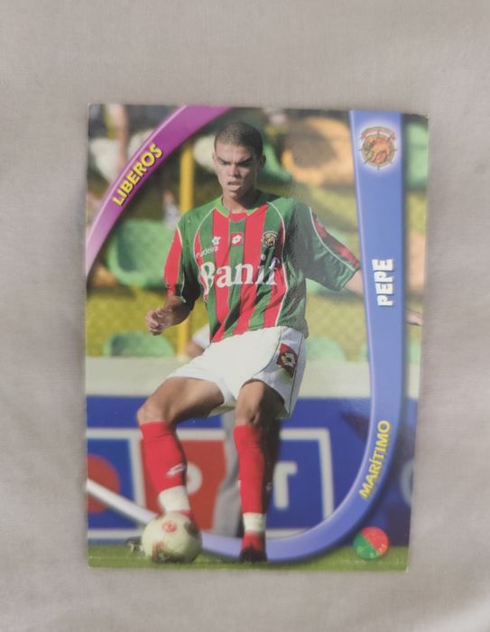 Panini Mega Craques Pepe Marítimo excelente estado