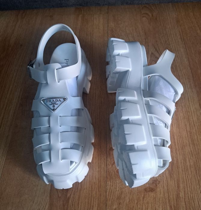 Sandálias Plataforma Brancas