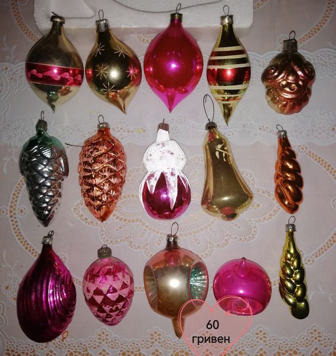 Елочная игрушка ссср. Ялинкові прикраси.
