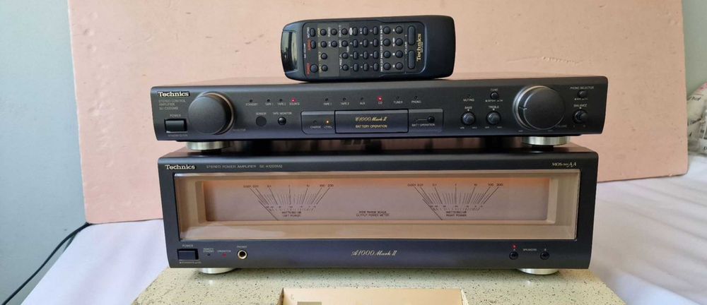 Technics SE-A1000 + SU-C1000MK2 zestaw wzmacniacz końcowy i przedwzmacniacz