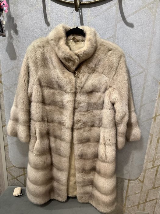 Шуба норкова.     Натуральна