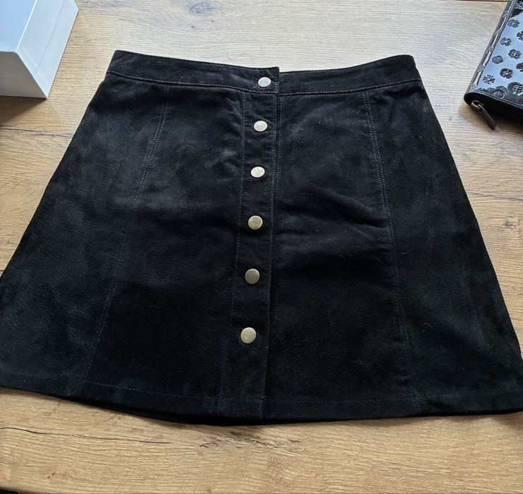 Spodniczka Stradivarius mini zamsz naturalny S