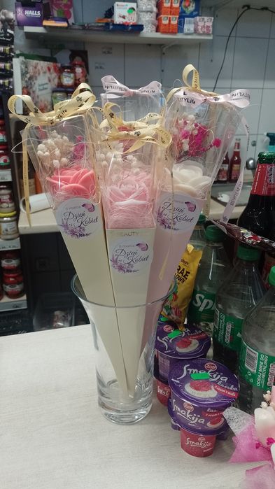 Hand made mydlana pachnąca róża