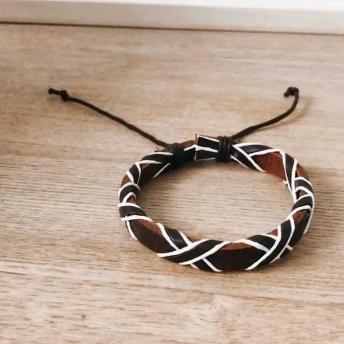 Pulseira em Couro Vegan