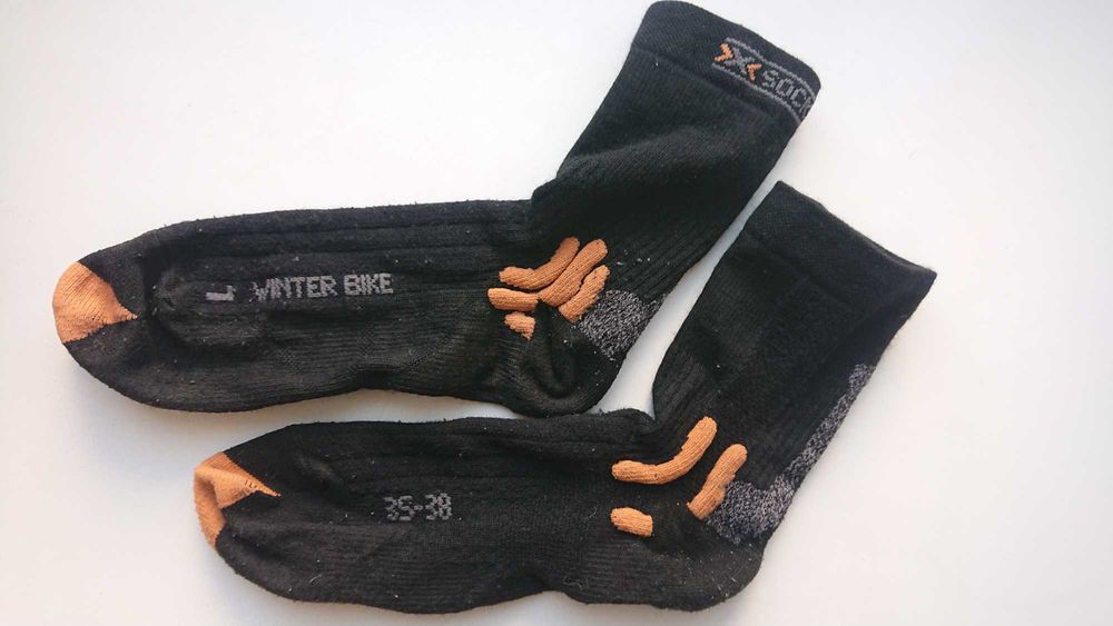 Носки X-SOCKS Winter Biking Black от X-BIONIC с шерстью мериноса ( merino wool )