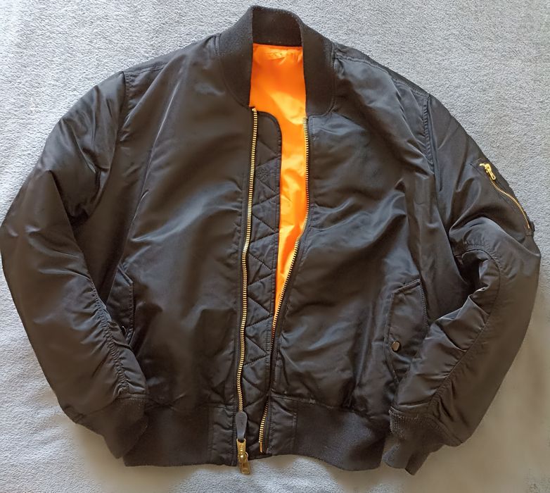 Kurtka Alpha industries MA 1 heritage męski ocieplany rozmiar XL