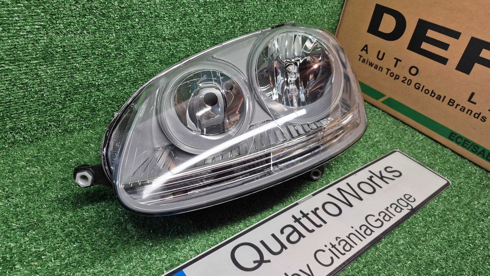 VW Golf V-10.03-07.09- ÓTICA/FAROL FRENTE ESQUERDA NOVA DEPO EMBALADA