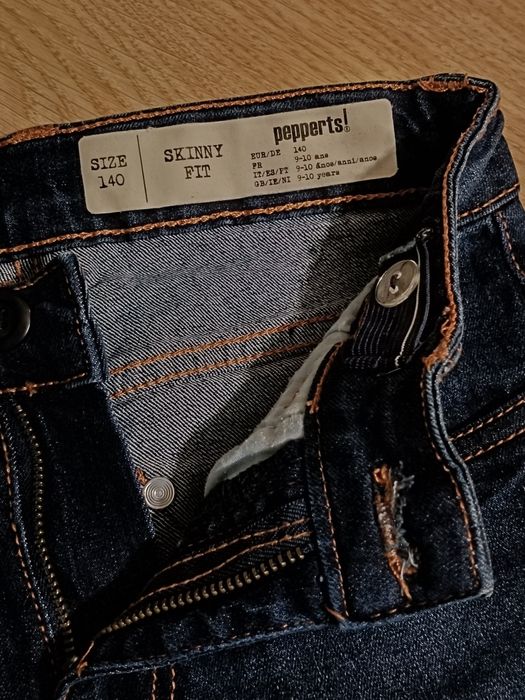 Spodnie jeans chłopięce rozm 140 pepperts