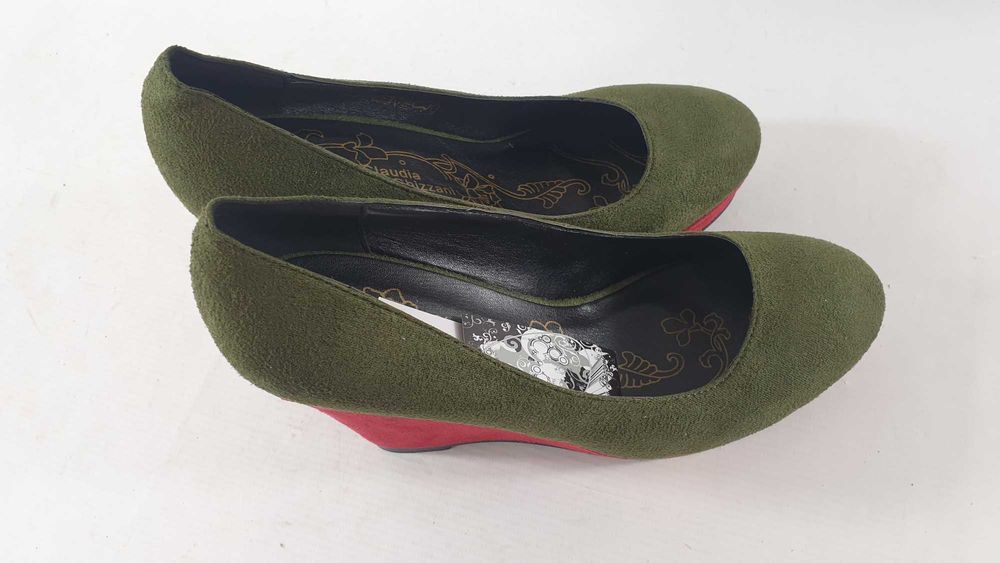 CLAUDIA GHIZZANI czółenka na koturnie rozmiar 40