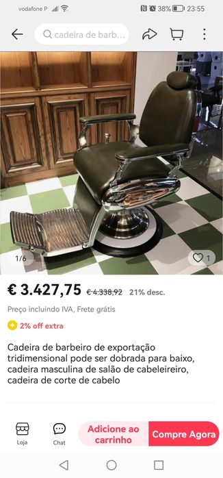 Barbearia duas cadeiras