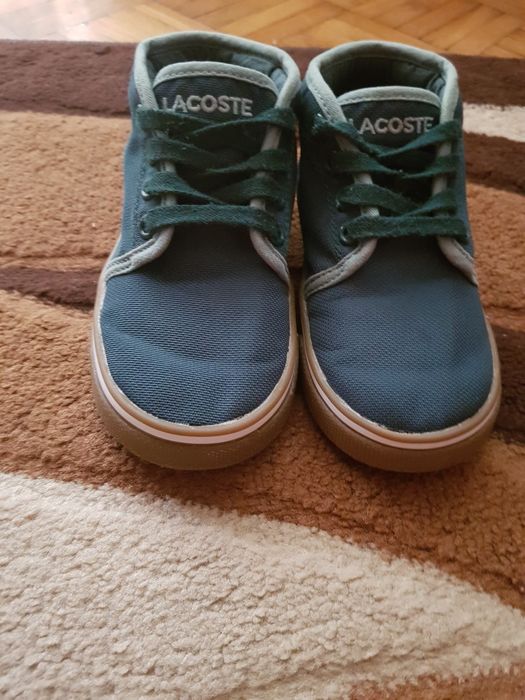 Zielone trampki Lacoste