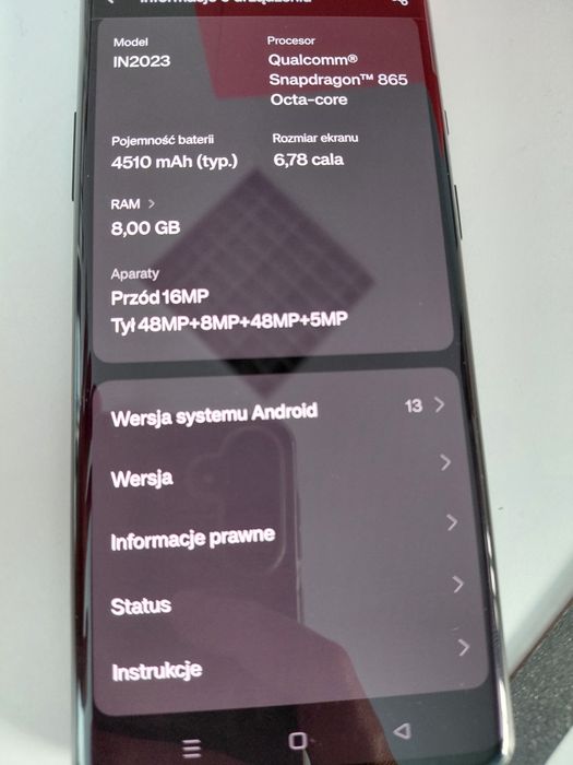 One Plus 8 Pro 128 gb pełny zestaw