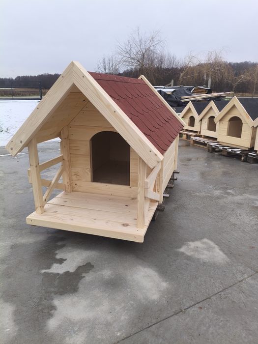 Duża buda z tarasem Ocieplana Wysyłka w całości