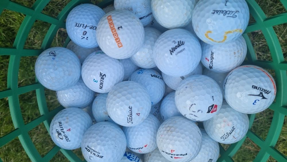 50szt Piłki golfowe Lakeballs mix