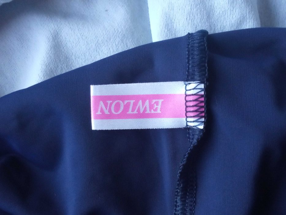 Strój jednoczęściowy pływacki damski Ewlon 3XL 46 Niebieski Kąpielowy MM