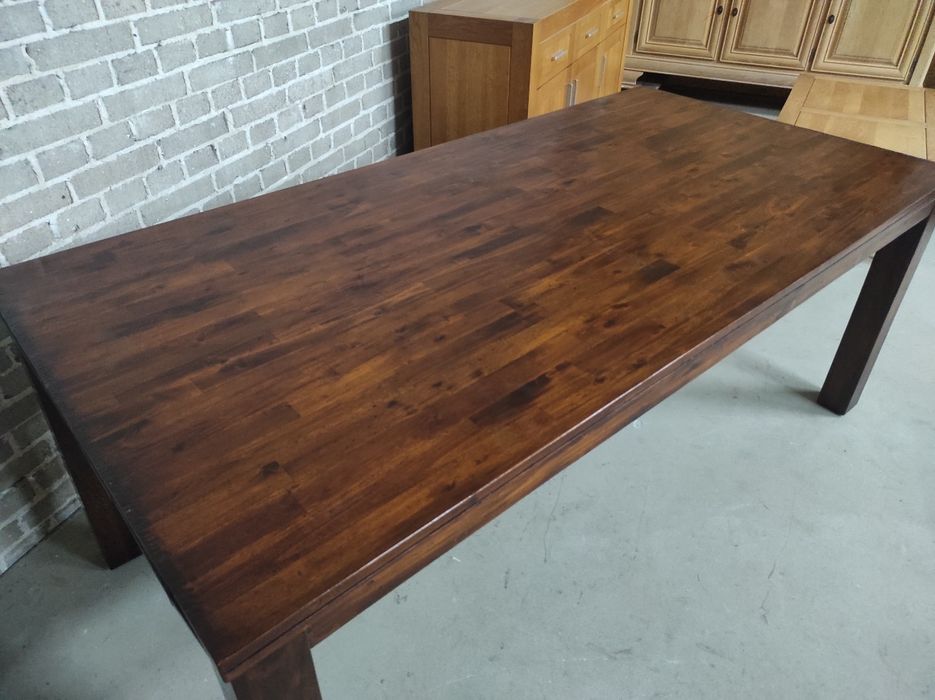 Stół drewniany 200x100 ciemny,