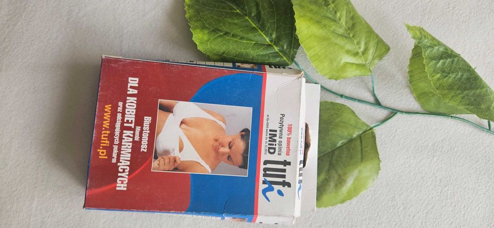 Biustonosz stanik biały do karmienia odpinany rozpinany tufi bielizna