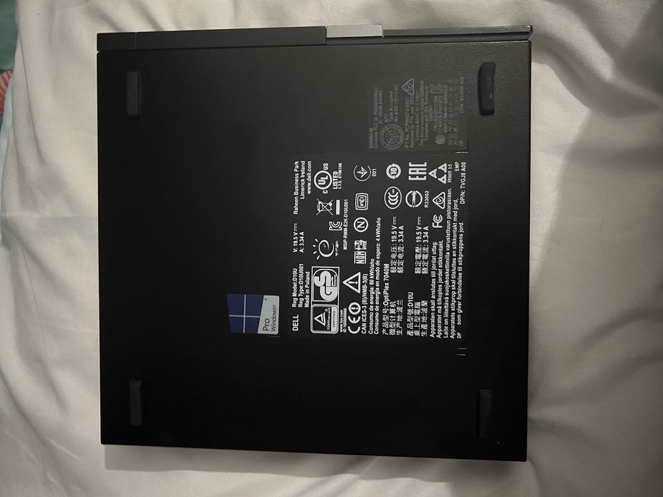 Dell Optiplex 7040 micro i5-6500T RAM 8GB dysk 256GB