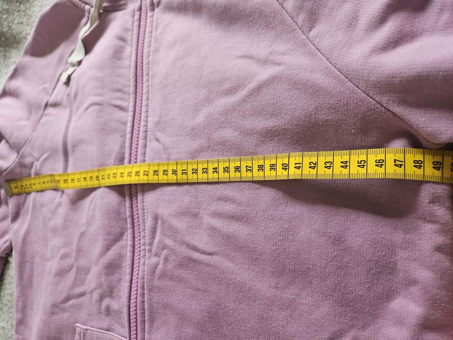 Bluza damska rozpinana liliowa My Basic S stan bdb