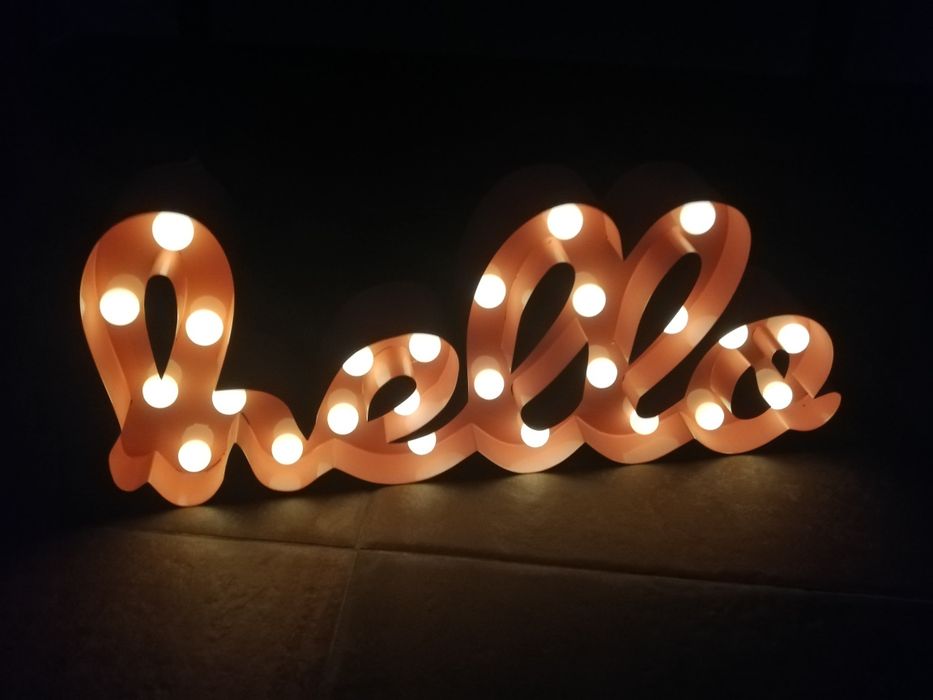 Lâmpada Hello Rosa431775982415390721