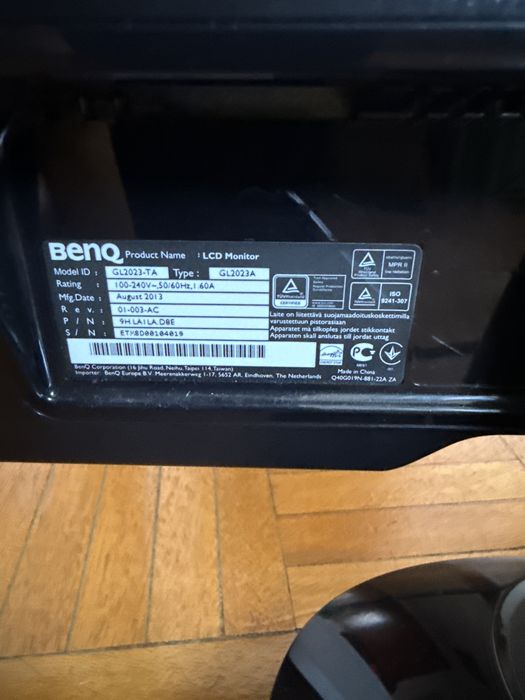 Ecrã Benq VGA 20”