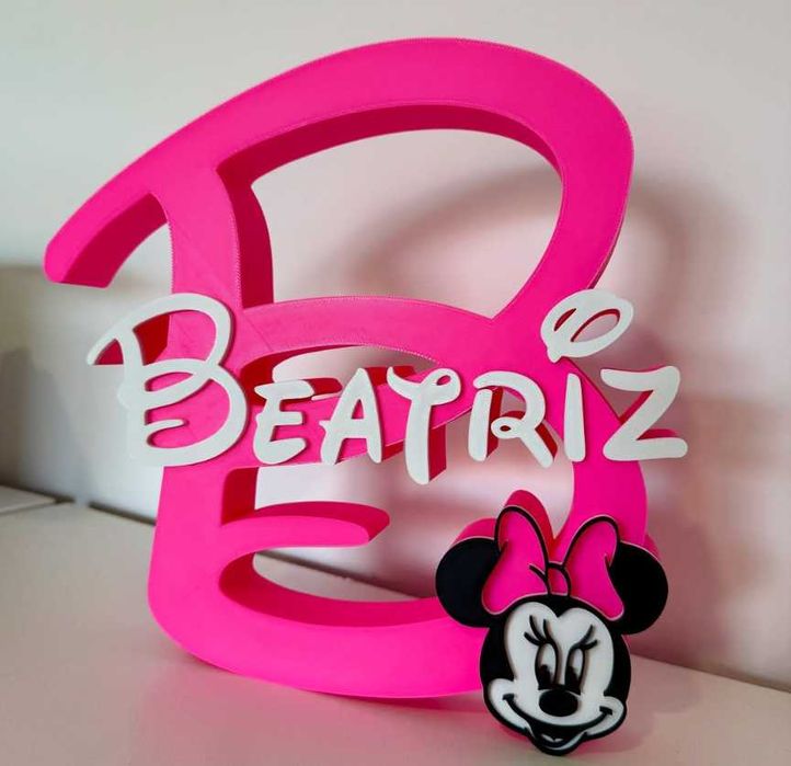 Letra Decorativa Minnie