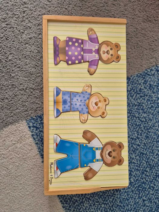 Misie przebieranki drewniane Melissa & Doug