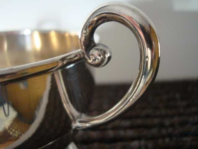 Cukiernica posrebrzana sygnowana