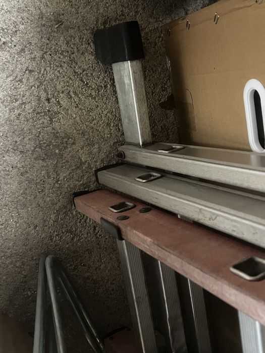 Escada 3 lances com primeiro em fibra