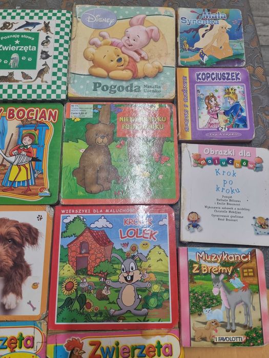 Ksiazeczki dla dziecka 16sztuk + gratisy