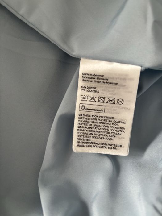 Kurtka bomberka H&M XS 160/80A niebiesko-biała