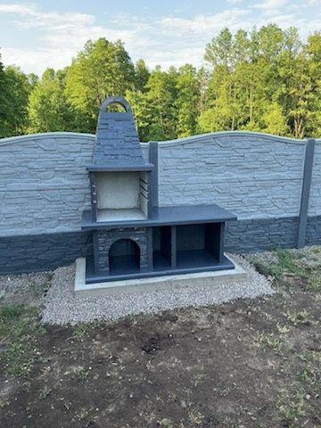 Duży grill grillo-wędzarnia 180x160x65cm Wiosenna Promocja RATY HIT