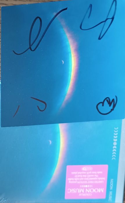Coldplay "Moon Music" CD + autograf całego zespołu