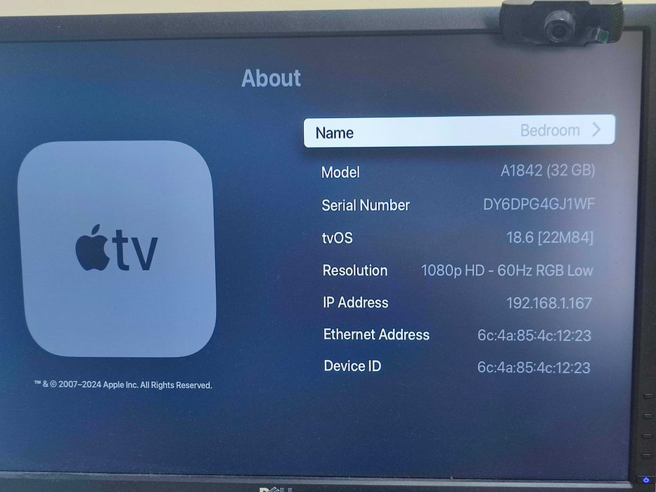 A1842 4K Apple TV 4K 32GB - AppStore Smart TV