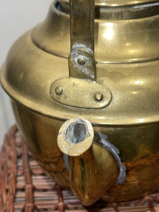 Старий чайник з латуні.1,5 л